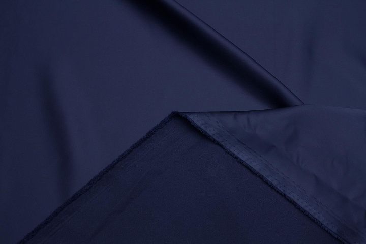 Плательная стрейч (о) синяя - итальянские ткани Тессутидея арт. 03-7224