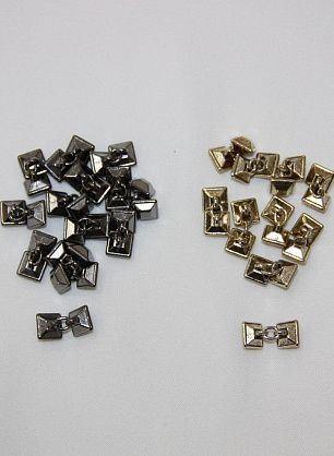 Пуговица металл золото, никель d-8mm  - в интернет-магазине тканей Тессутидея арт. F-2488