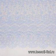 Кружевное полотно (о) голубое в стиле Scervino - итальянские ткани Тессутидея арт. 03-6707