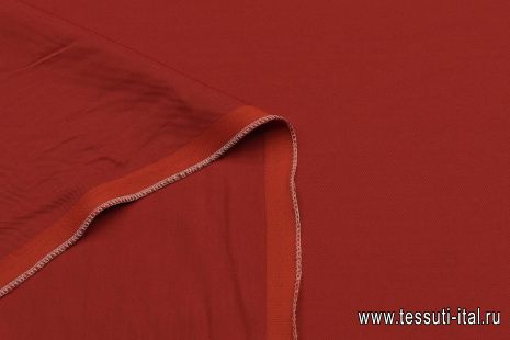 Костюмная (360 г/м) (о) терракотовая диагональ - итальянские ткани Тессутидея арт. 05-4351