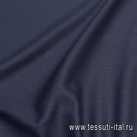 Шелк матовый костюмный (о) темно-синий Loro Piana - итальянские ткани Тессутидея арт. 10-2269