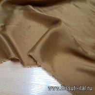 Подкладочная стрейч (о) светло-коричневая  - итальянские ткани Тессутидея арт. 08-0735