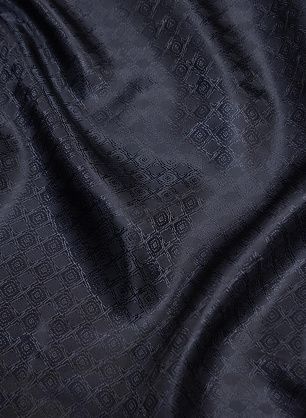 Подкладочная жаккард (о) темно-синяя - в интернет-магазине тканей Тессутидея арт. 08-1118