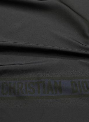 Плащевая купон (н) сине-черные полосы - в интернет-магазине тканей Тессутидея арт. 11-0507