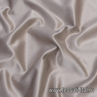 Шелк дюшес (о) светло-серо-коричневый - итальянские ткани Тессутидея арт. 10-2266