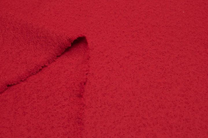 Пальтовая лоден (о) темно-красная - итальянские ткани Тессутидея арт. 09-1872