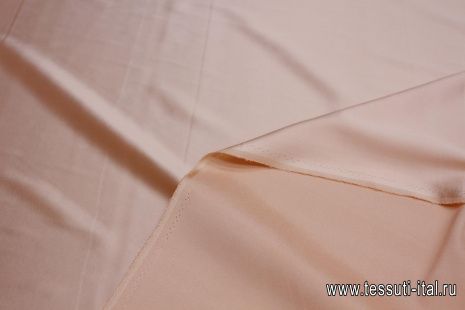 Шелк атлас стрейч (о) персиковый - итальянские ткани Тессутидея арт. 10-3294