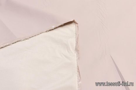 Плащевая с водоотталкивающим покрытием (о) светло-бежево-розовая в стиле Burberry - итальянские ткани Тессутидея арт. 11-0393