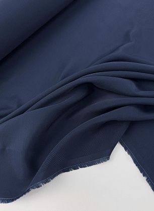 Подкладочная вискоза твил (о) темно-синяя - в интернет-магазине тканей Тессутидея арт. 08-1644