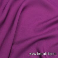 Шелк шантунг (о) темно-сиреневый - итальянские ткани Тессутидея арт. 10-3207