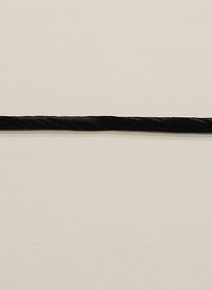 Шнурок бархатный черный - в интернет-магазине тканей Тессутидея арт. F-6337