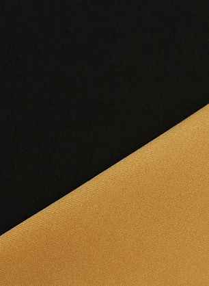 Трикотаж полиамид дабл с прослойкой поролона (о) черный/светло-коричневый - в интернет-магазине тканей Тессутидея арт. 13-1638