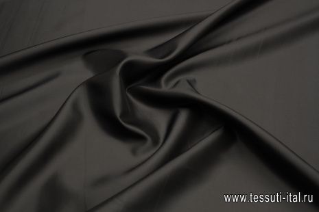 Подкладочная купра диагональ (о) темно-синяя - итальянские ткани Тессутидея арт. 08-1435