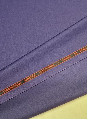 Костюмная стрейч дабл фейс 320 г/м (о) темно-сине-сиреневая - в интернет-магазине тканей Тессутидея арт. 05-4817