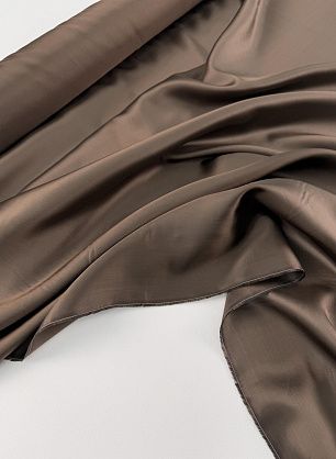 Подкладочная вискоза (о) темно-коричневая - в интернет-магазине тканей Тессутидея арт. 08-1637