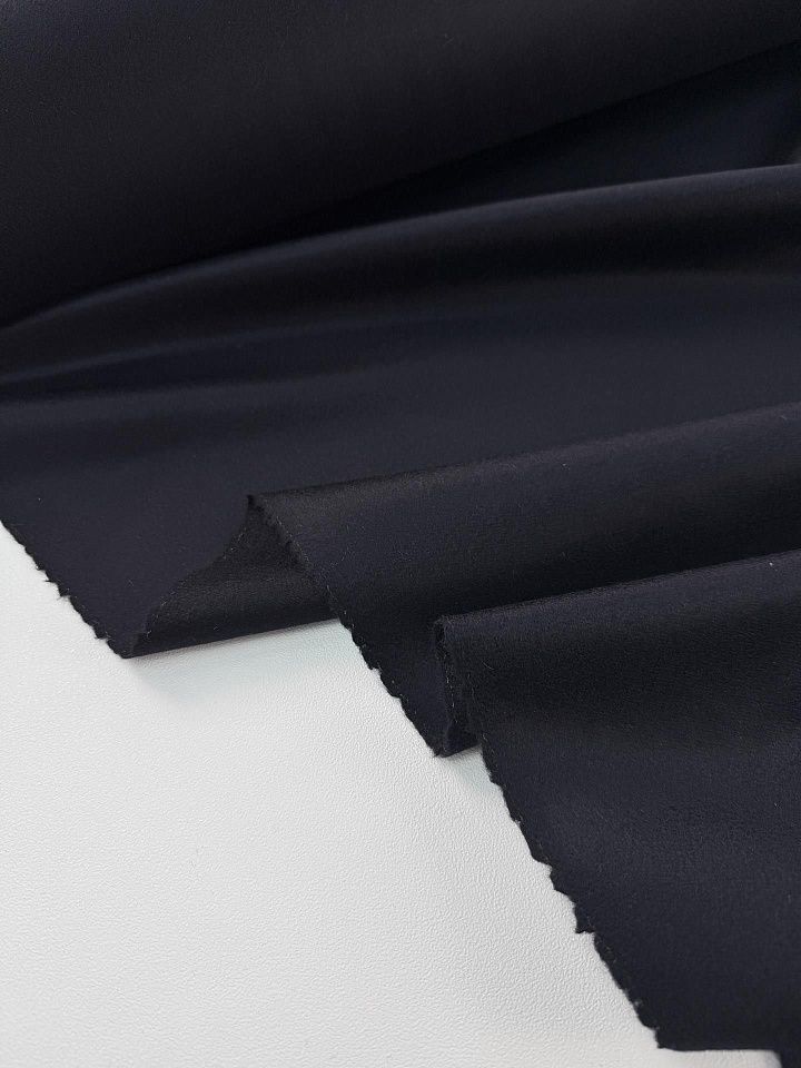 Костюмная кашемир (о) темно-синяя - итальянские ткани Тессутидея арт. 05-5146