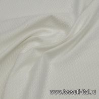 Жаккард (о) белый - итальянские ткани Тессутидея арт. 03-6903