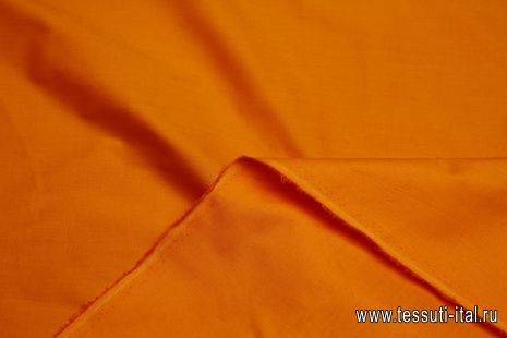 Сорочечная стрейч (о) оранжевая - итальянские ткани Тессутидея арт. 01-7519