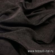 Плательная репс (о) черная - итальянские ткани Тессутидея арт. 02-7478