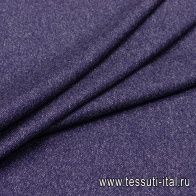 Костюмная твид стрейч (н) сине-серая - итальянские ткани Тессутидея арт. 05-2913