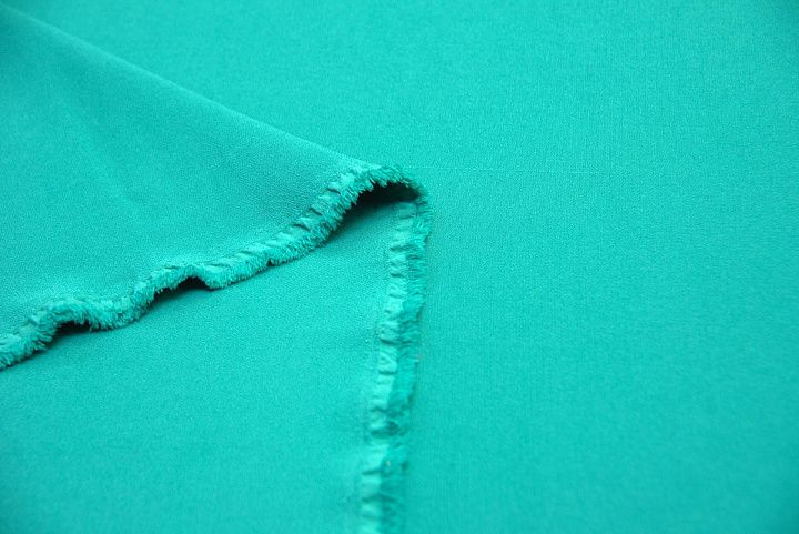 Плательная стрейч дабл (о) изумрудная - итальянские ткани Тессутидея арт. 03-6452