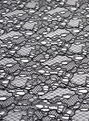 Кружевное полотно (о) черное - в интернет-магазине тканей Тессутидея арт. 03-6145