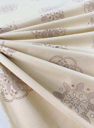 Хлопок стрейч с перфорацией (о) бежевый - в интернет-магазине тканей Тессутидея арт. 01-8056