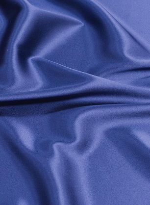 Шелк атлас стрейч (о) темно-синий  - в интернет-магазине тканей Тессутидея арт. 10-2499
