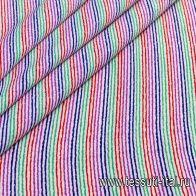 Сорочечная (н) яркая полоска - итальянские ткани Тессутидея арт. 01-4896
