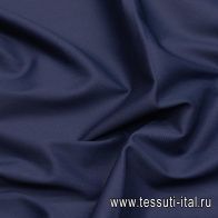 Хлопок костюмный (о) темно-синий - итальянские ткани Тессутидея арт. 01-6943