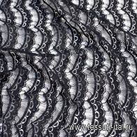 Кружевное полотно (о) темно-серое Solstiss - итальянские ткани Тессутидея арт. 03-6130