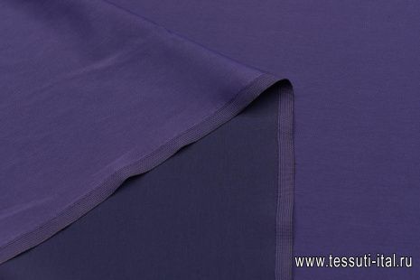 Плательная кади (о) темно-фиолетовая - итальянские ткани Тессутидея арт. 04-1528