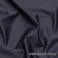 Хлопок стрейч костюмный (о) темно-синий - итальянские ткани Тессутидея арт. 01-6983