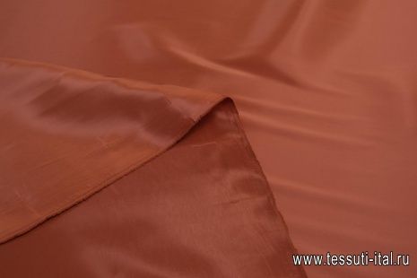 Подкладочная стрейч (о) светло-коричневая - итальянские ткани Тессутидея арт. 07-1337