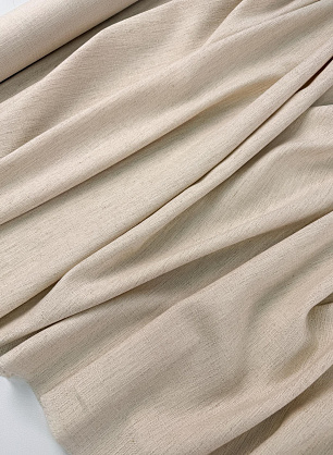 Лен костюмный (о) светло-бежевый меланж - в интернет-магазине тканей Тессутидея арт. 16-1213