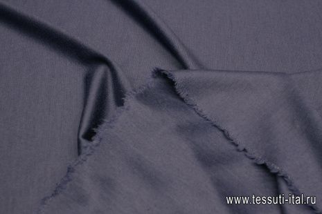 Трикотаж дабл (о) синий - итальянские ткани Тессутидея арт. 15-1093