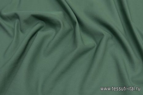 Хлопок костюмный (о) зеленый - итальянские ткани Тессутидея арт. 01-6809