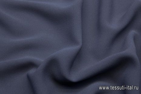 Крепжоржет (о) темно-серый - итальянские ткани Тессутидея арт. 02-7507