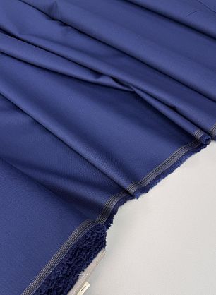 Костюмная шерсть (о) синяя - в интернет-магазине тканей Тессутидея арт. 05-5056