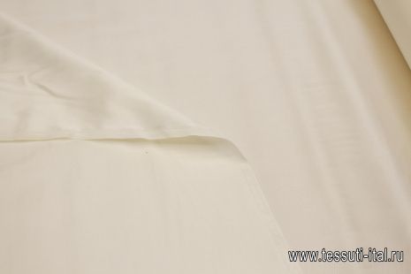 Шелк атлас стрейч (о) белый - итальянские ткани Тессутидея арт. 10-3297