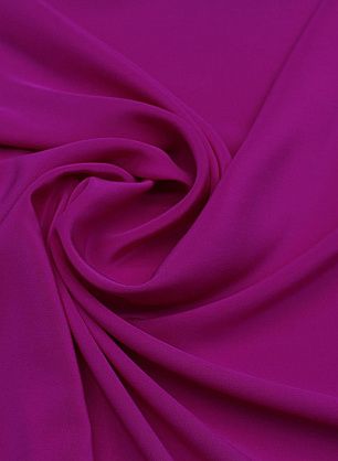 Крепдешин (о) фуксия - в интернет-магазине тканей Тессутидея арт. 10-3674