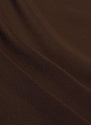 Крепдешин (о) темно-коричневый - в интернет-магазине тканей Тессутидея арт. 10-4542