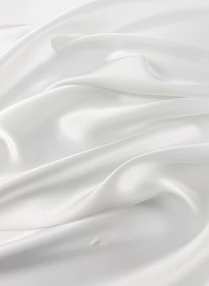 Шелк атлас (о) белый - в интернет-магазине тканей Тессутидея арт. 10-3354