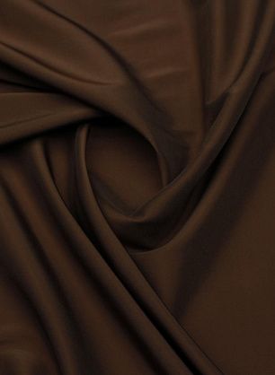 Подкладочная стрейч (о) темно-коричневая - в интернет-магазине тканей Тессутидея арт. 07-1479