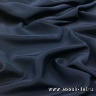 Крепдешин (о) синий - итальянские ткани Тессутидея арт. 02-7648