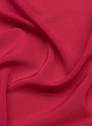 Крепдешин (о) брусничный - в интернет-магазине тканей Тессутидея арт. 10-2987