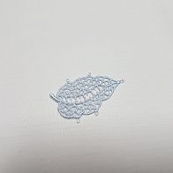 Аппликация пришивная (о) голубые листья - итальянские ткани Тессутидея арт. F-2990