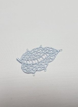 Аппликация пришивная (о) голубые листья - в интернет-магазине тканей Тессутидея арт. F-2990