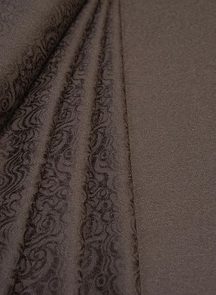 Плательная фактурная (о) темно-коричневая - в интернет-магазине тканей Тессутидея арт. 17-0924