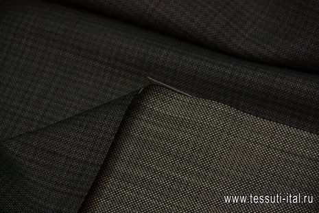Костюмная стрейч (н) серо-сине-черная Piacenza - итальянские ткани Тессутидея арт. 05-2280